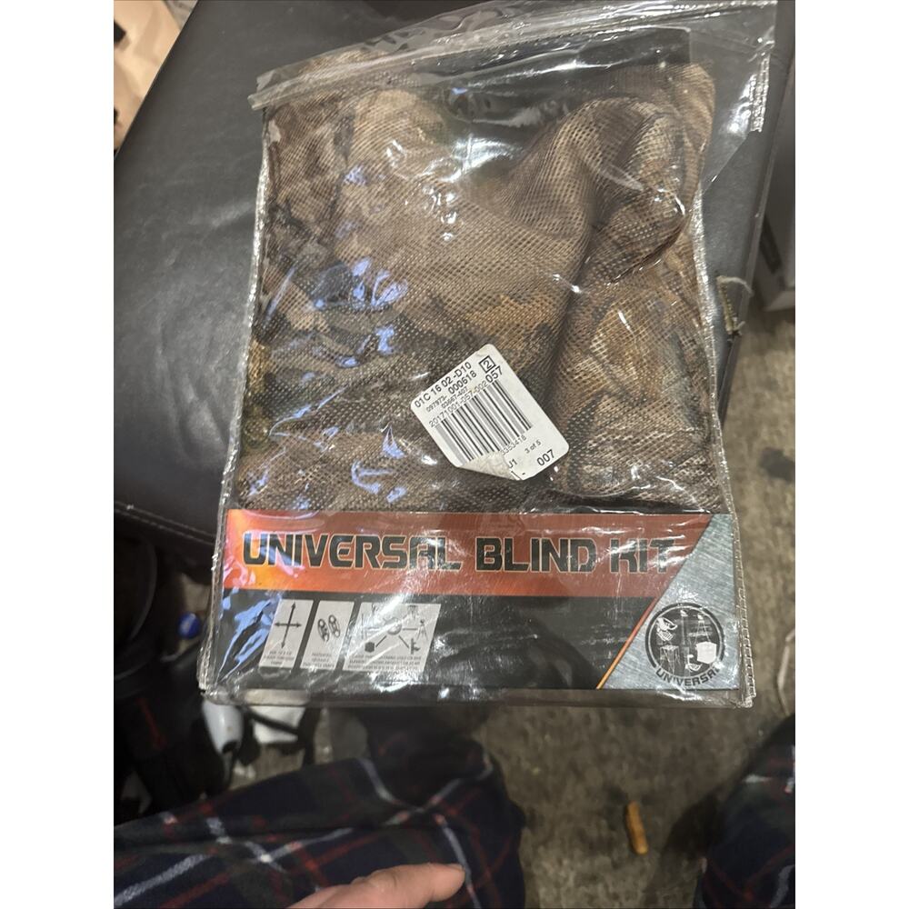 12x4.5 Universal Elevated Or Ground Hunting Blind Kit Camouflage